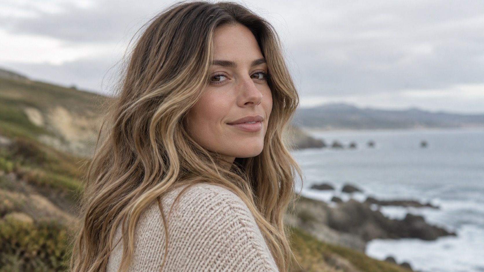 Natural-looking hair color options compared in a virtual try-on